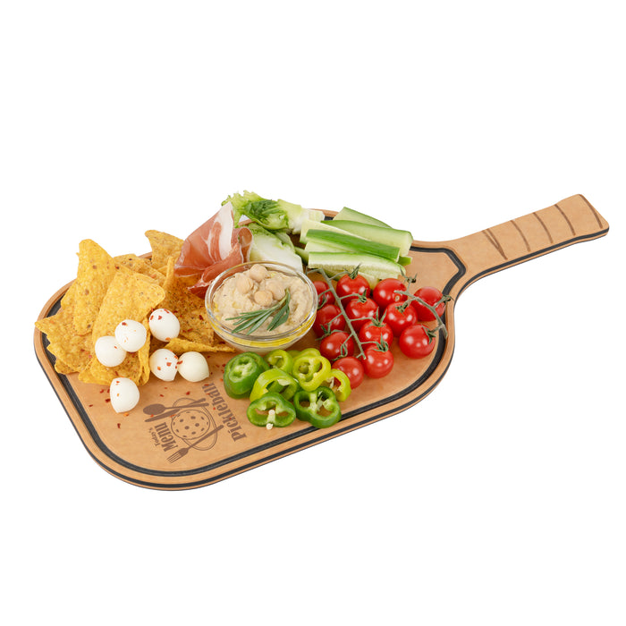 Pickleball Charcuterie Cutting Board -"Today's Menu: Pickleball"