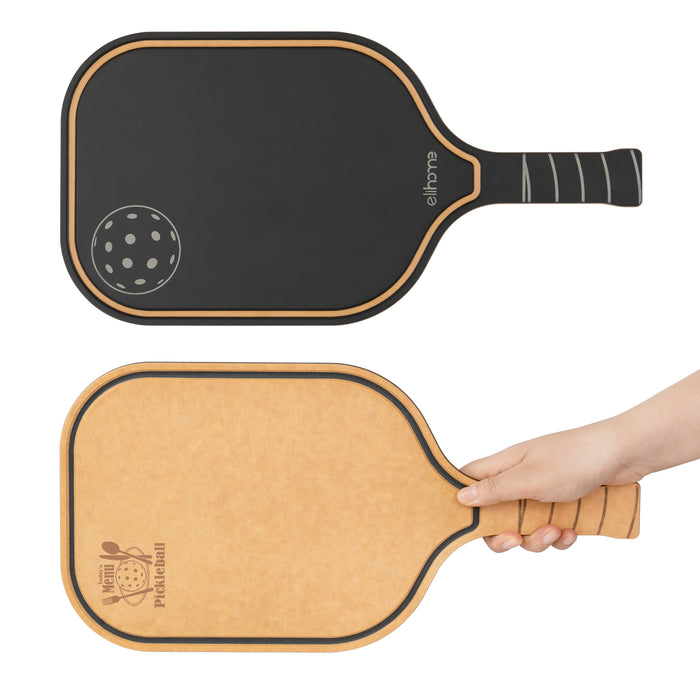 Pickleball Charcuterie Cutting Board -"Today's Menu: Pickleball"