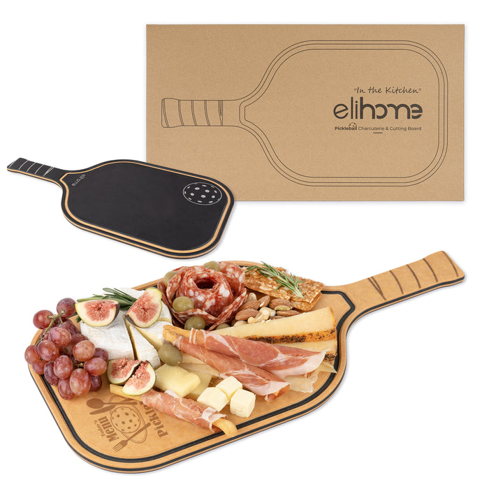 Pickleball Charcuterie Cutting Board -"Today's Menu: Pickleball"