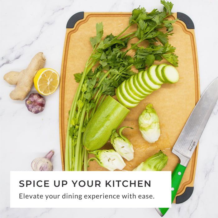 Non Slip Cutting Board | 4-in-1 Cutting Board Set | Elihome